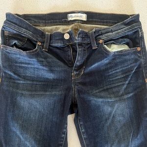 Madewell lightly worn skinny jeans size 29